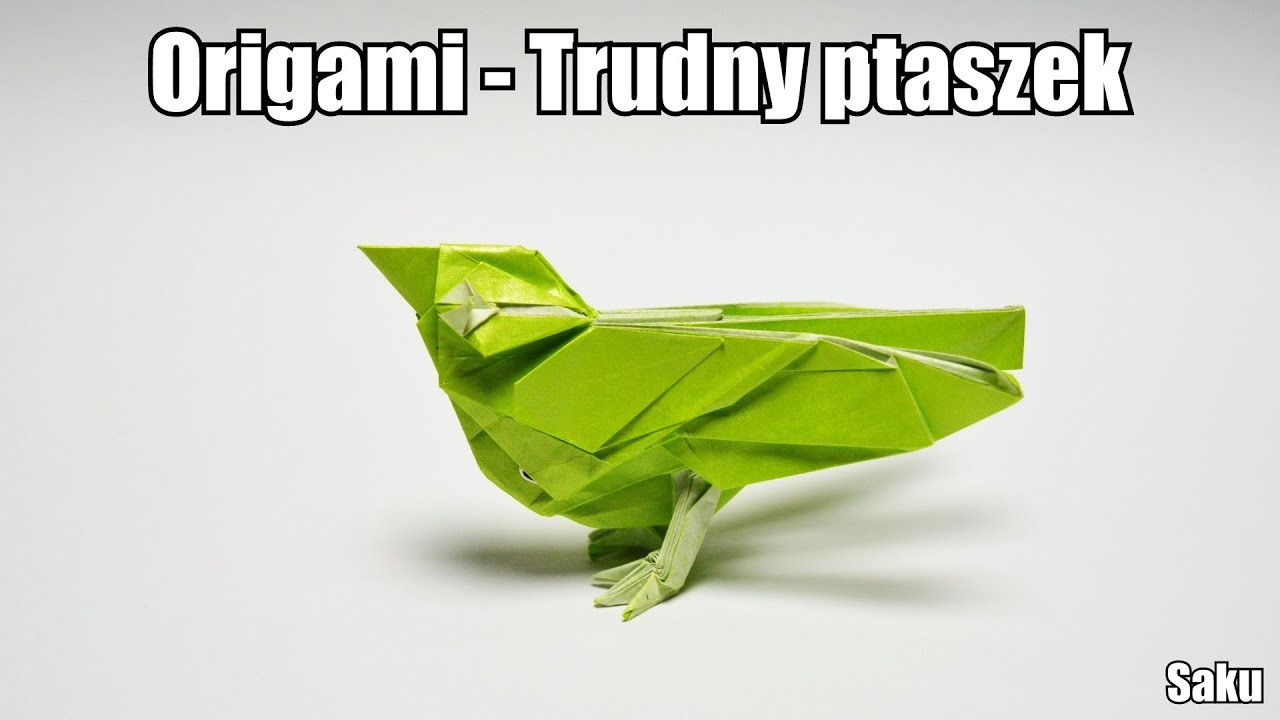 Origami - Trudny ptaszek
