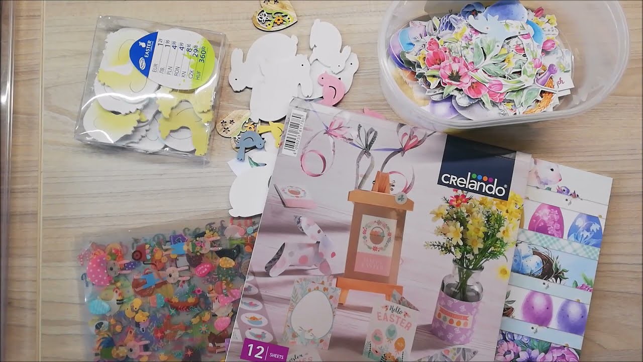 Kartki wielkanocne robione z dziećmi - Lemoncraft "Spring wishes" oraz materiały z Lidla