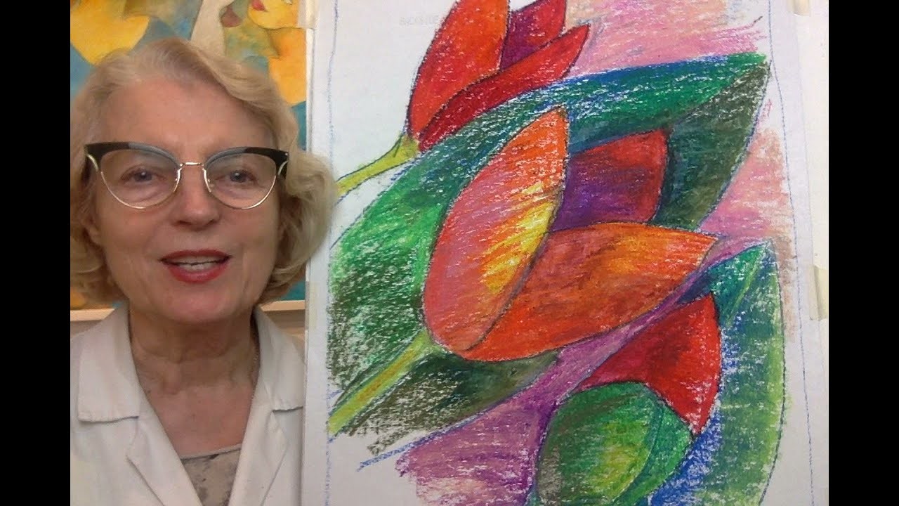 TŁUSTA PASTELA #alinawitwitzka #oilpastel #tłustapastela #kurs