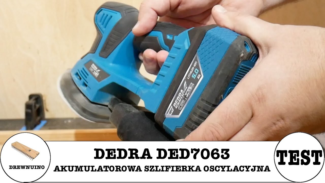 #092 Dedra DED7063 - szlifierka oscylacyjna typu "myszka"