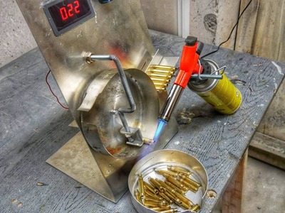 Brass case annealer - Wyżarzanie łusek prostym urządzeniem DIY