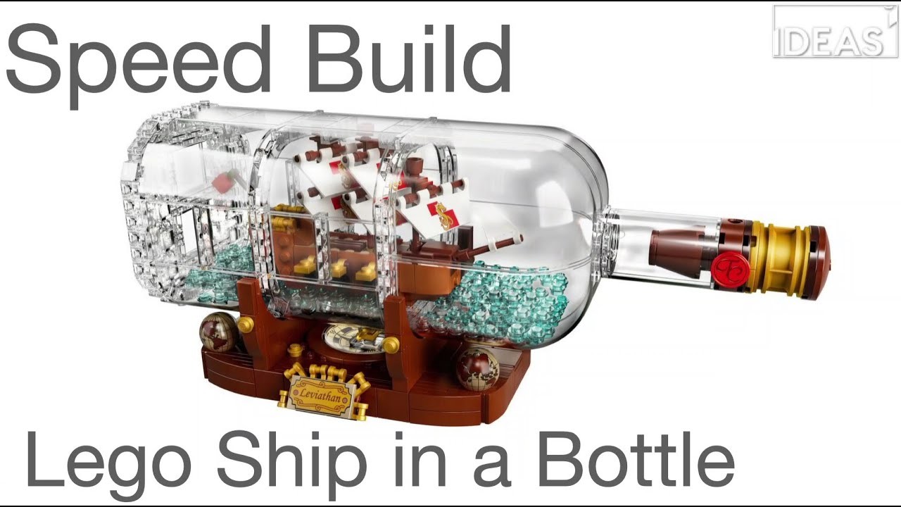 Lego Ship in a Bottle 92177 - Speed Build