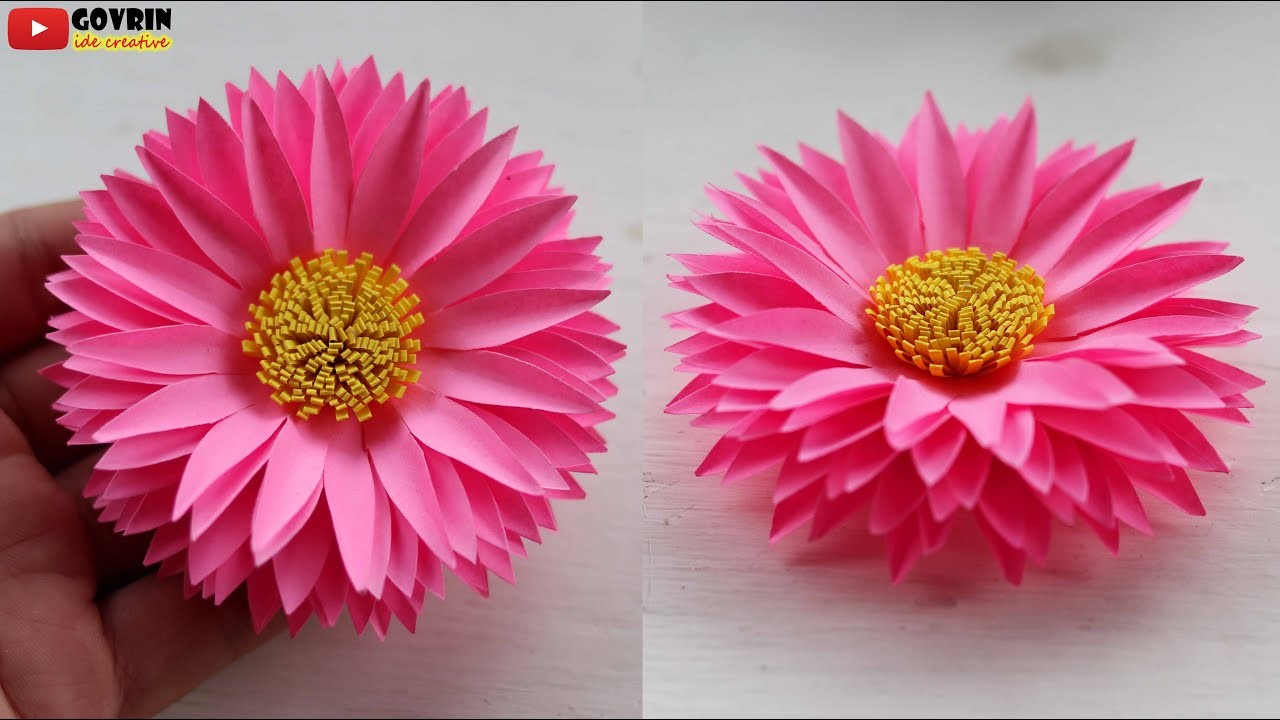 Easy Paper Flowers | ful banano | ফুল বানানো | Paper craft
