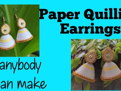 Quilling Jhumkaa  # Paper Quilling Craft# CraftyBirds by naina