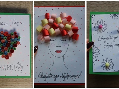 Ręcznie robione kartki na Dzień Mamy | Mother's Day Cards DIY