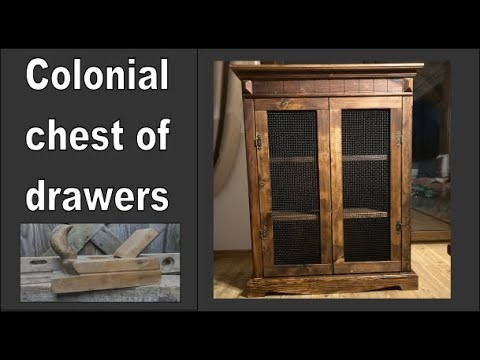 017 DIY Jak zrobić komodę kolonialną - How to make a colonial chest of drawers