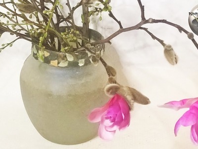 Jak zrobić wazon ze słoiczka wykończony mozaiką - Pomysły plastyczne DiY