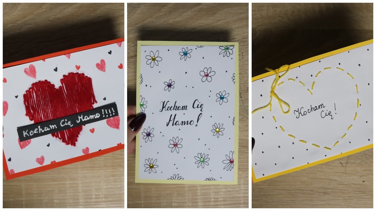 Kartki na Dzień Mamy DIY | Mother's Day Cards tutorial