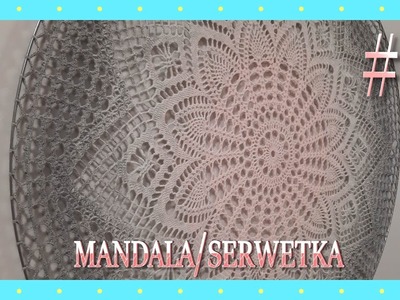 Mandala.serwetka na szydełku #5.5 (rzędy 46-53)