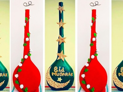 Ramadan special bottle art. Eid special bottle art. #Bottleart. Ramadan bottle art. Eid bottle