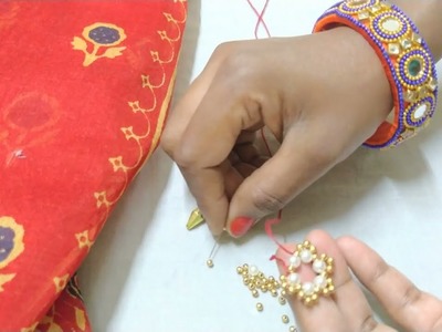 Saree Kuchu #395 Beads Flower Tassels Saree Kuchu New Design !! Trending Top kuchu design !! Smart