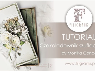 Czekoladownik z szufladką z okazji I Komunii Świętej - tutorial