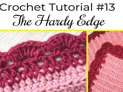 ???? How to Crochet Edge Border ???? Crochet Baby Blanket w. Hardy Edge