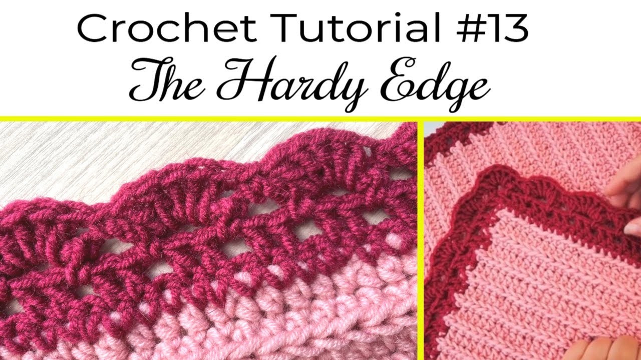 ???? How to Crochet Edge Border ???? Crochet Baby Blanket w. Hardy Edge