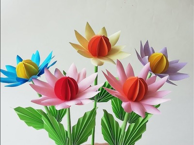 Jak szybko i łatwo zrobić śliczne kwiaty z papieru  | how to make paper flowers
