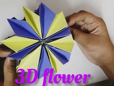 3d origami flower