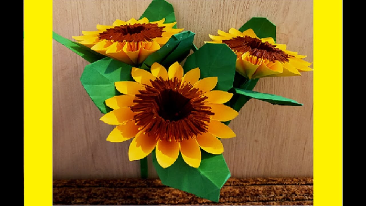 Flowers for Mather's Day (SUNFLOWER)- Kwiatki na Dzień Matki (SŁONECZNIK)