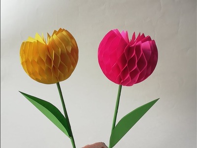 Jak zrobić kwiatek z kolorowych kartek papieru