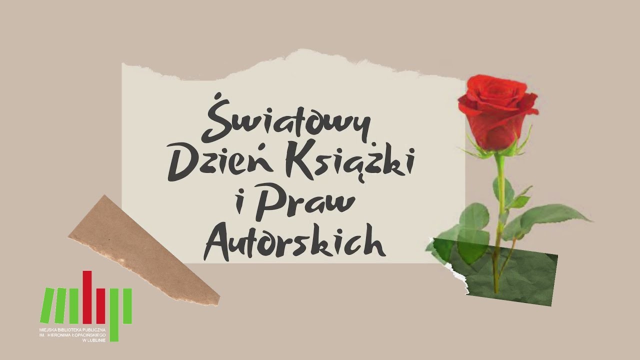 Światowy Dzień Książki i Praw Autorskich