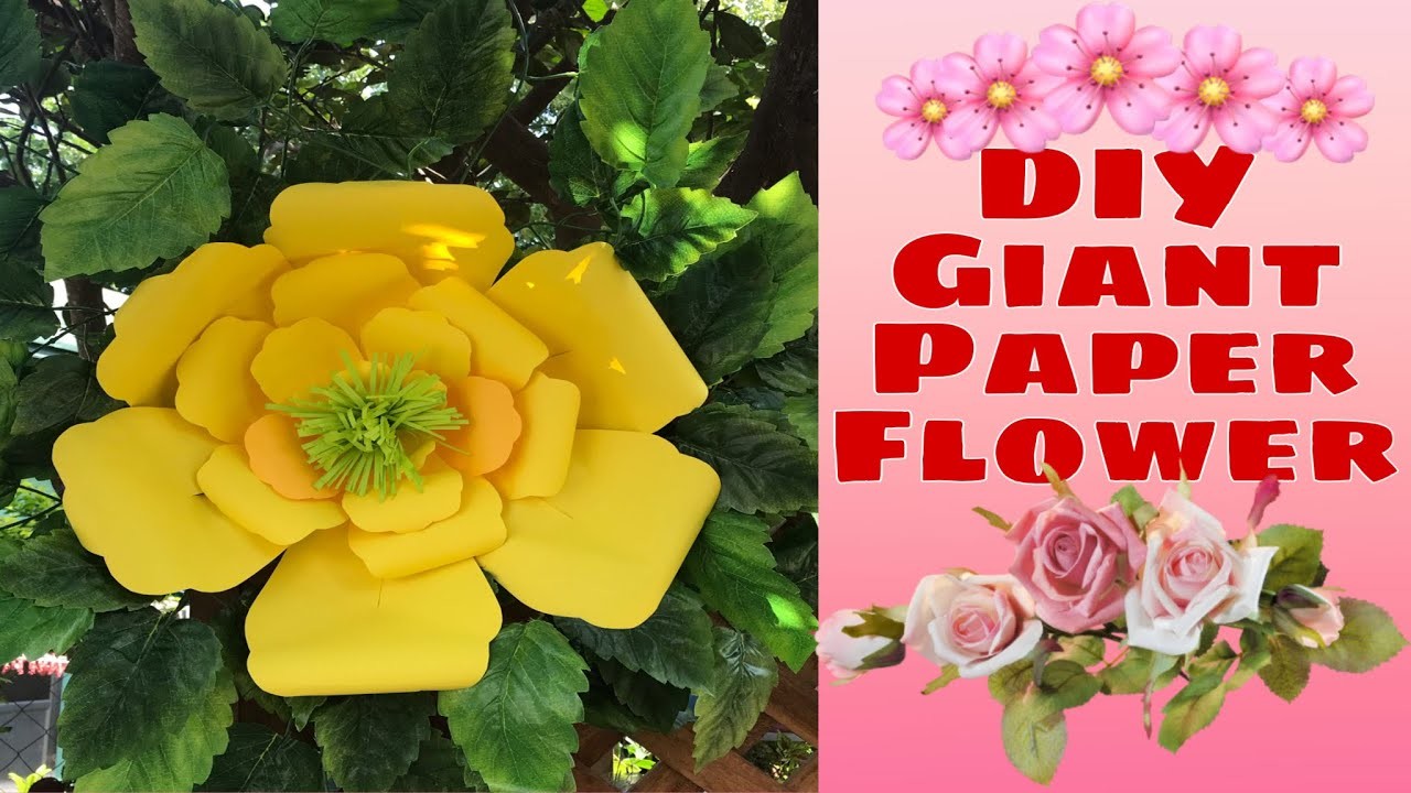 How to Make a Giant Paper Flower? || DIY Party Decoration || For All Occasion || Pang-Negosyo