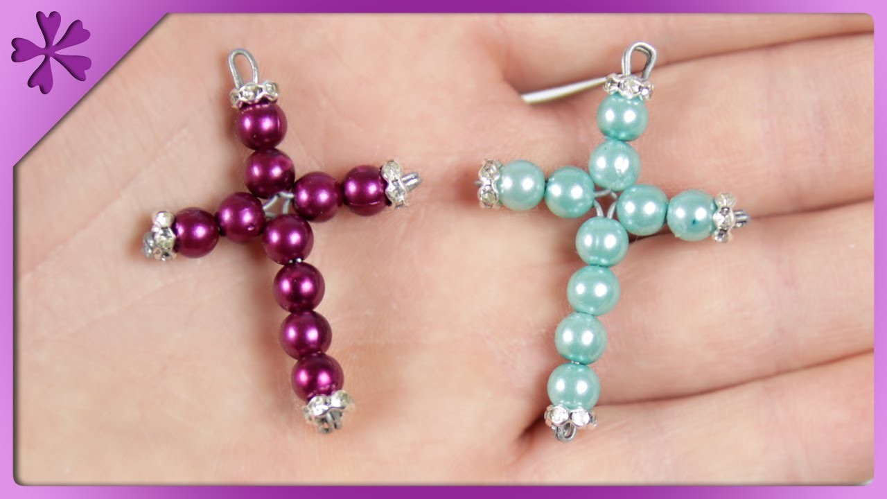 ✝️ How to make cross out of beads, EASIEST way, DIY #736