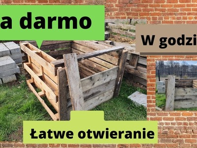 Kompostownik za darmo i łatwe otwieranie