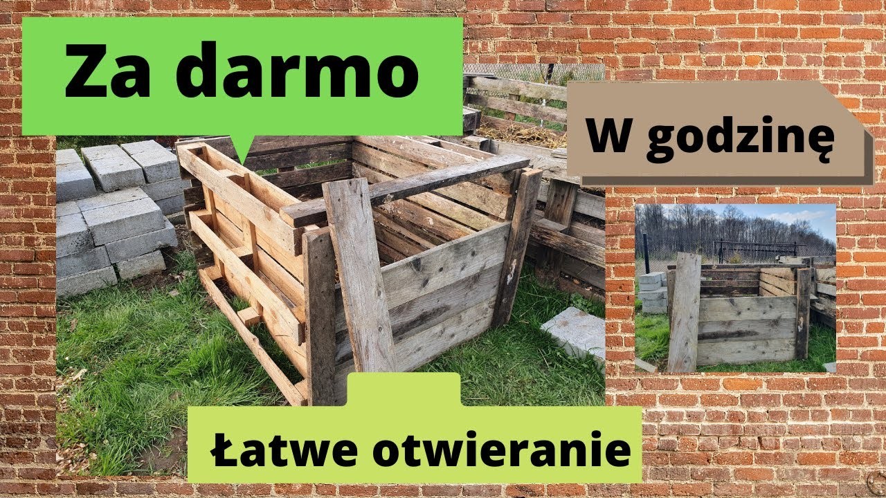 Kompostownik za darmo i łatwe otwieranie