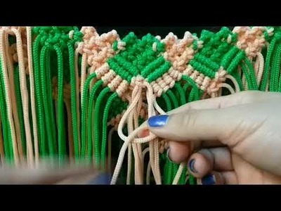 Sling Bag Green Motif | Hand Made