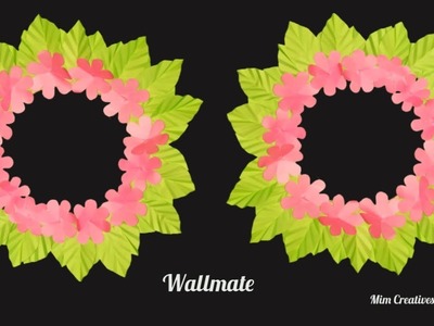 Wallmate | Paper Wall hanging | Paper Craft | paper flower wall hanging | কাগজের ওয়ালমেট