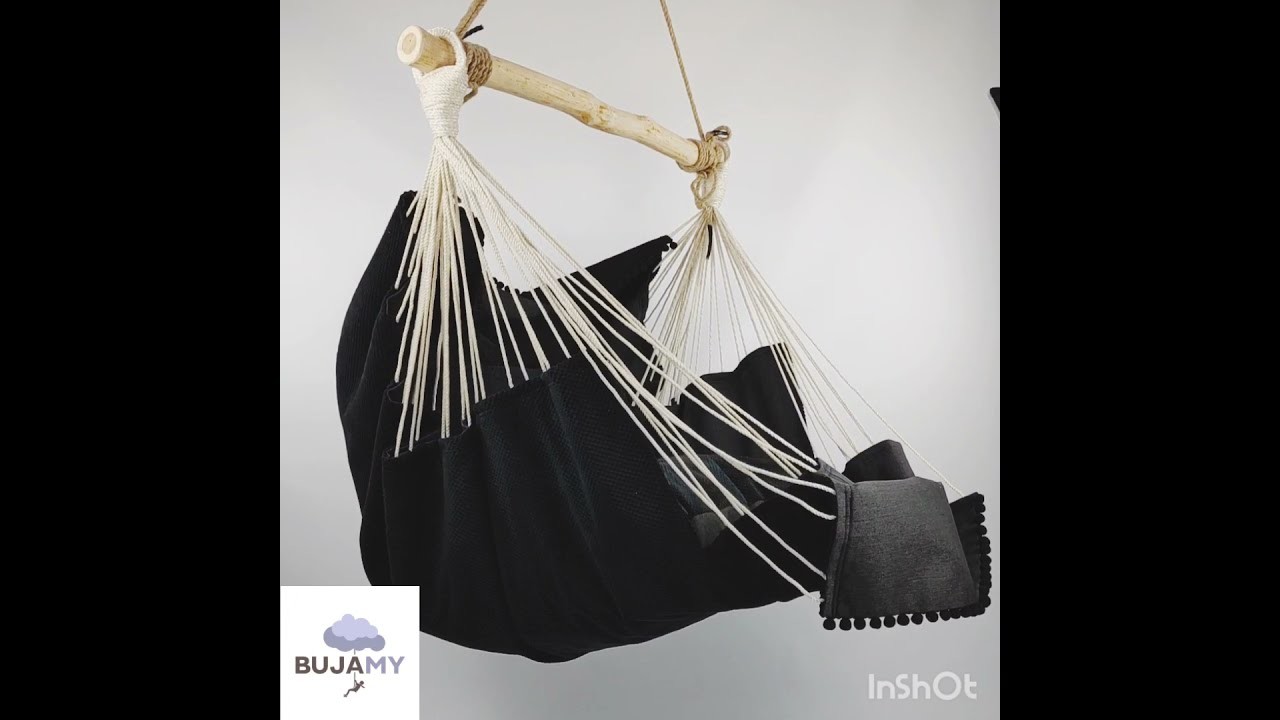 Bujamy Black Pearl - fotel hamakowy, a hammock chair.