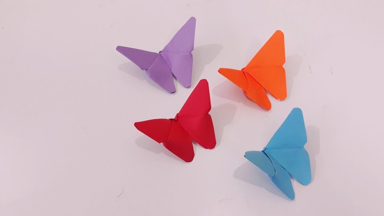 Origami butterfly 3D || Origami butterfly easy