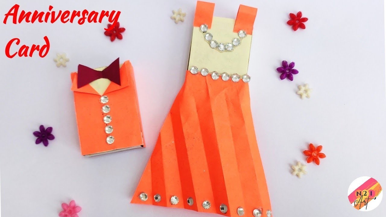 DIY Anniversary Card | Best Out Of Waste Matchbox Craft Idea | How to Make Anniversary Card #card