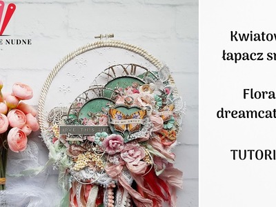 Kwiatowy łapacz snów Floral Dreamcatcher TUTORIAL