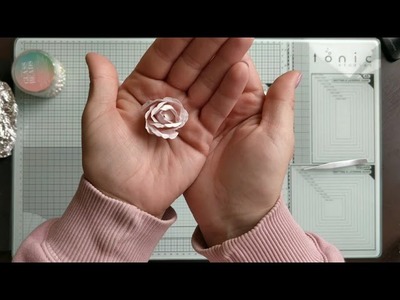 Róże z papieru akwarelowego do kolekcji "Hello Beauty" Craft O'Clock