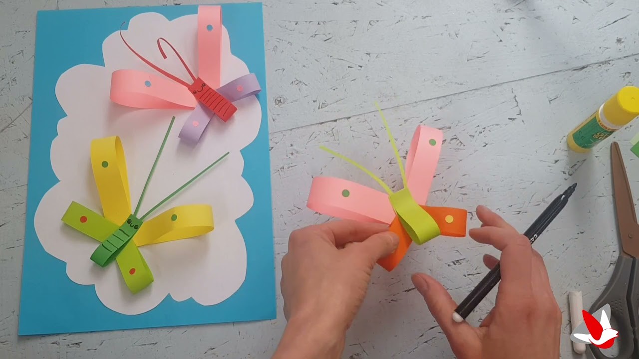 Zajęcia plastyczne dla dzieci - GOK Tarnowiec - Motyle