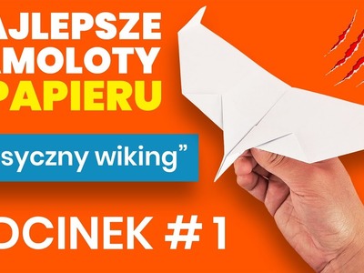 Samolot z Papieru Klasyczny Wiking - NAJLEPSZE SAMOLOTY Z PAPIERU #1