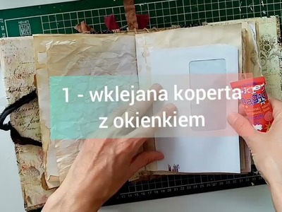 Tutorial na Junk Journal cz. 2 - wykorzystanie kopert.