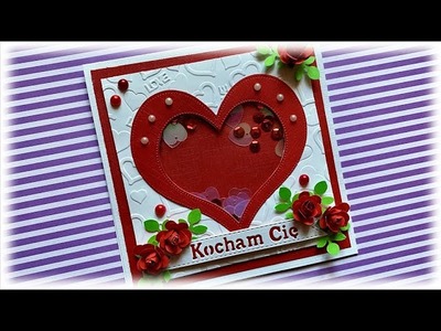 DIY: Kartka walentynkowa. Valentine's card