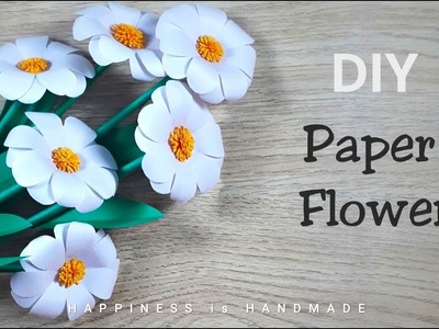 Handmade Paper Flower DIY | Paper Flowers for Home Decoration | কাগজের ফুল | Kagojer Ful
