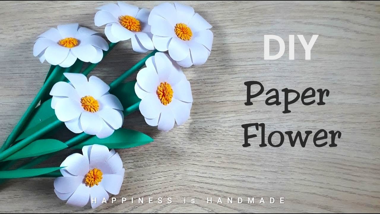 Handmade Paper Flower DIY | Paper Flowers for Home Decoration | কাগজের ফুল | Kagojer Ful