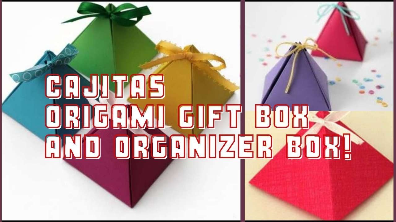 How To Make Origami Gift Box| Paper Crafts| Origami Hacks| Organizer Box|অরিগামি গিফট বক্স|