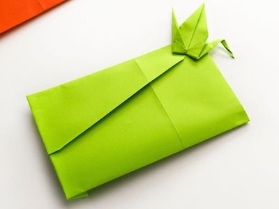 Origami Paper Crane Envelope