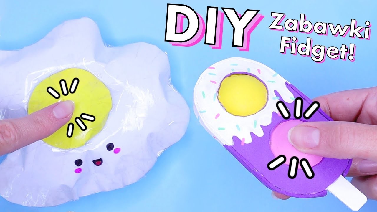 DIY Zabawki Fidget jak jedzenie! Jak zrobić simple dimple i papierowe suishy z pop it #8
