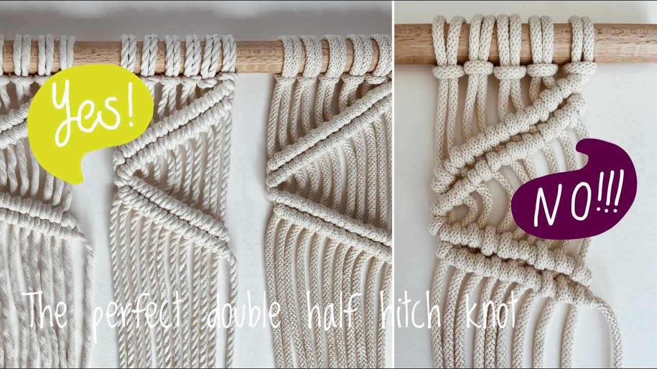 How To Make a Perfect Double Half Hitch Knot?.Jak zrobić idealny węzeł żebrowy?