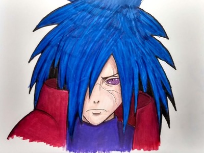 Como dibujar paso a paso a MADARA UCHIHA | fac1l