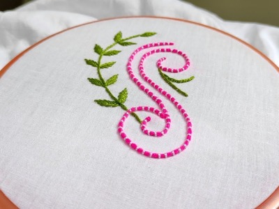 Easy Hand Embroidery for beginners || Hat silai || হাত চিলাই ||Flower Embroidery || Kolka embroidery