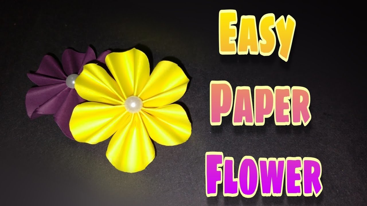 Easy paper flower