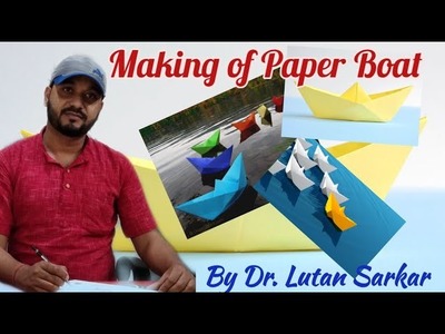 Making of Paper Boat |Art and craft| কাগজৰ নাওঁ বনাও আহা।