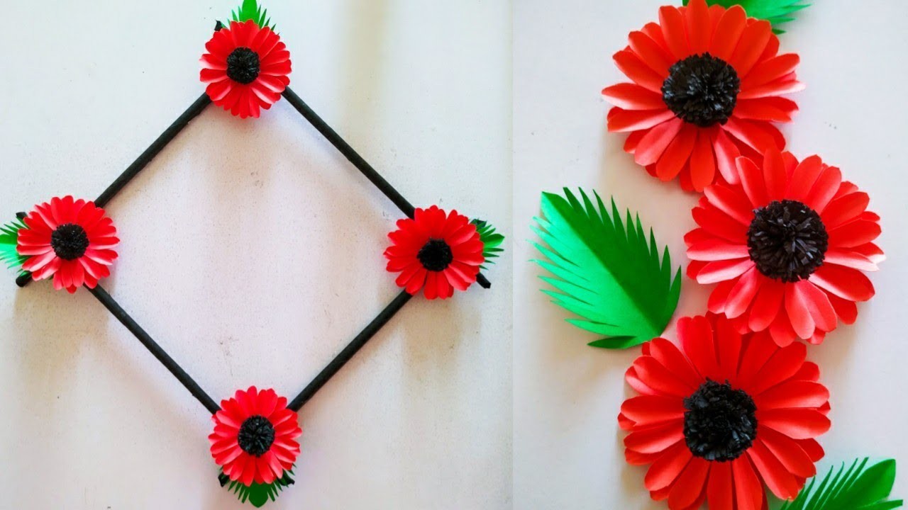 Paper flower Wall Hanging. Wall Hanging