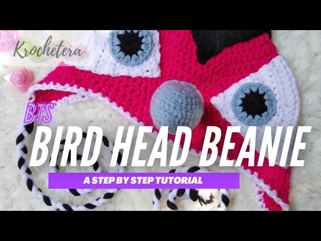 FREE CROCHET PATTERN | Crochet Beanie | BTS Bird Head Beanie Tutorial | Chicken Noodle Soup Hat